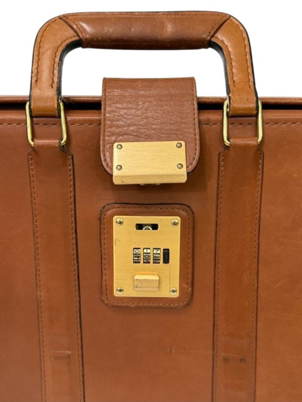 Vintage Coach Doctor Bag Briefcase British Tan Leather Framed 17x13x6 No Key USA - Picture 2 of 16